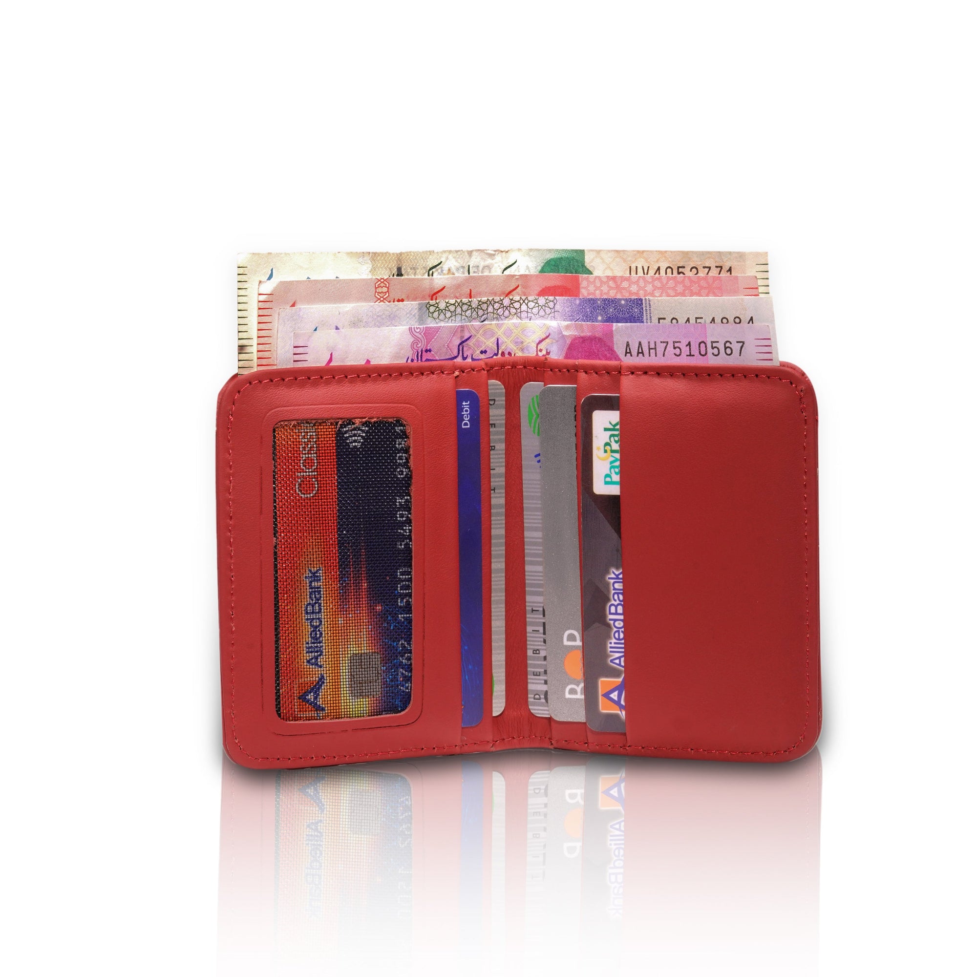Mini Cow Leather Bifold Wallets