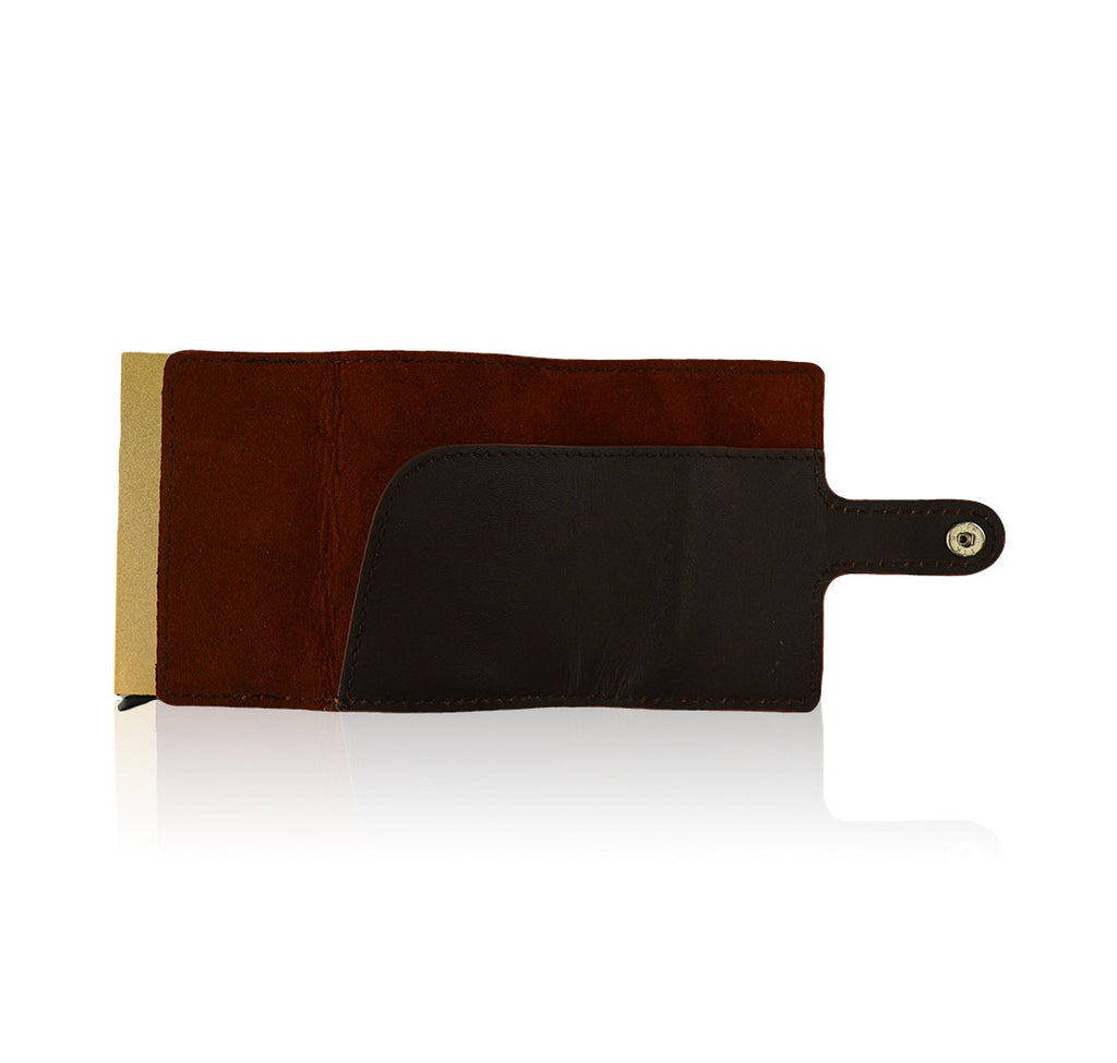Pop-Up Leather Wallet and Card Holder