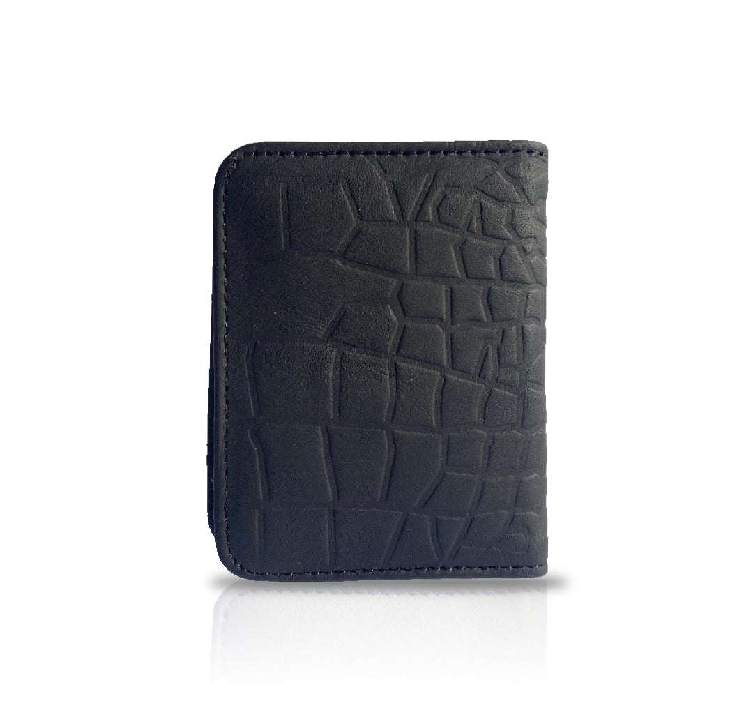 Crocodile Pattern Cow Leather Wallet
