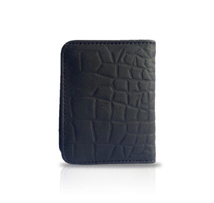 crocodile-pattren-mini-cow-leather-wallets-black